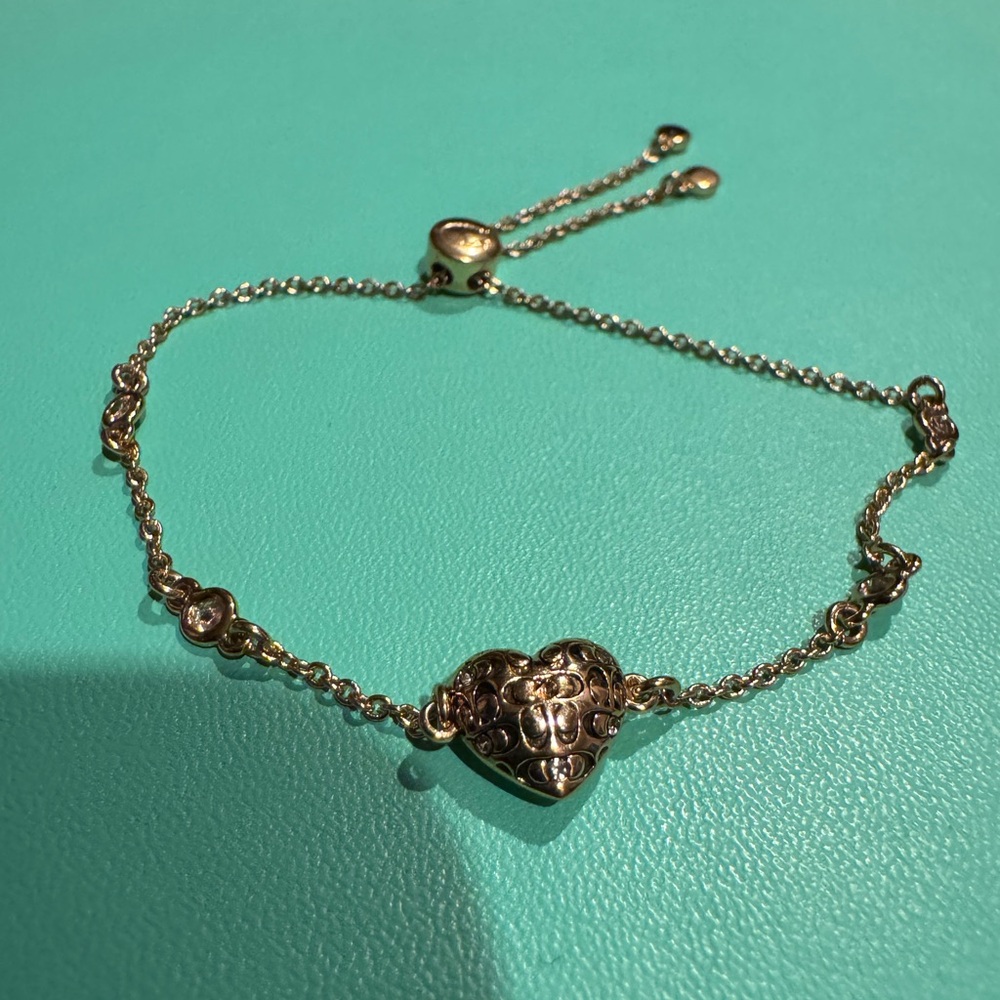 Coach Heart Bracelet